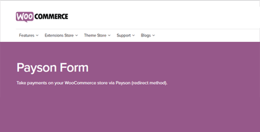 Woocommerce Payson Form