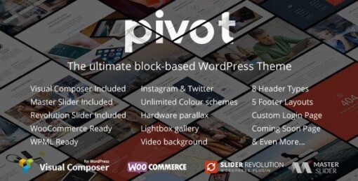 Pivot – Responsive Multipurpose WordPress Theme