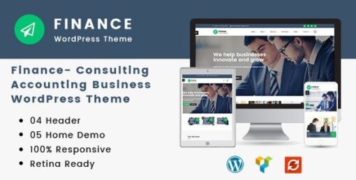 Finance – Consulting, Accounting WordPress Theme