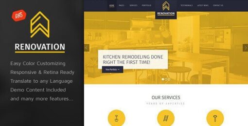 Renovation – Construction Company Theme