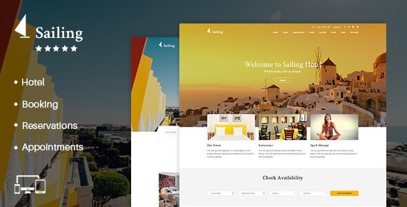 Sailing – Hotel WordPress Theme Sailing – Hotel WordPress Theme