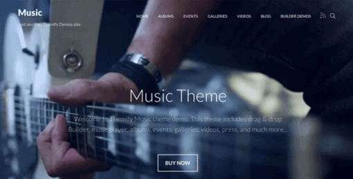 Themify Music – WordPress Theme