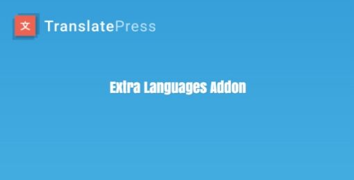 TranslatePress – Extra Languages Add-on