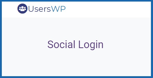 UsersWP – Social Login UsersWP – Social Login