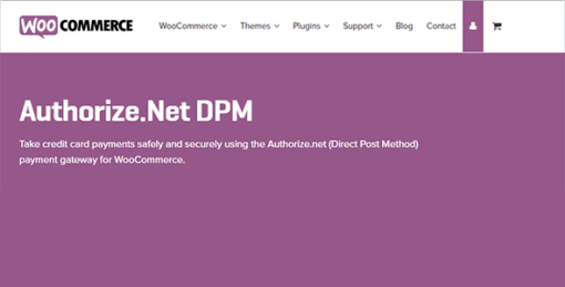 Woocommerce Authorize.Net Dpm