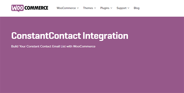 Woocommerce Constant Contact Integration Woocommerce Constant Contact Integration