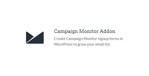 WPForms – Campaign Monitor addon WPForms – Campaign Monitor addon