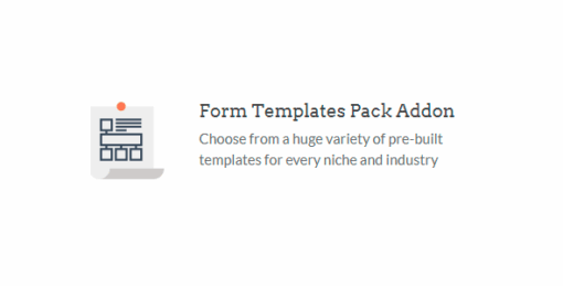 WPForms – Form Templates Pack addon