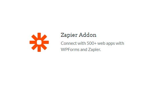 WPForms – Zapier addon WPForms – Zapier addon