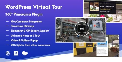 360 Virtual Tour, Panorama WordPress Plugin