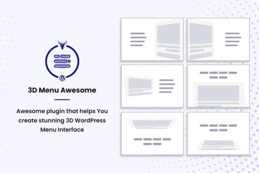 3D Menu Awesome Pro