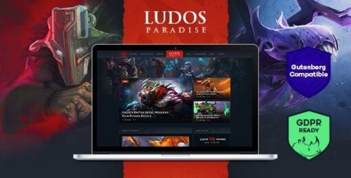 Ludos Paradise Video Gaming Blog Clan Esports Theme