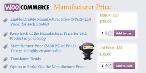 Manufacturer Price