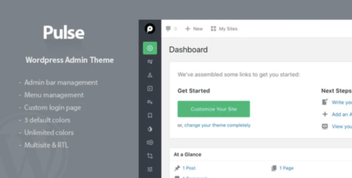 Admin Theme – Pulse