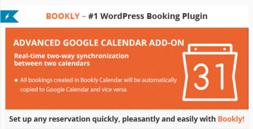 Bookly Advanced Google Calendar (Add-on)