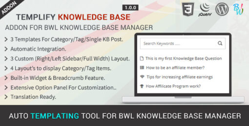 Templify KB – Knowledge Base Addon