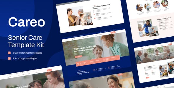 Careo – Elderly & Senior Care Elementor Template Kit Careo – Elderly & Senior Care Elementor Template Kit