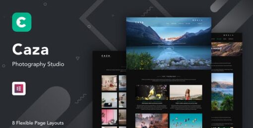 Caza – Photography Studio Elementor Template Kit