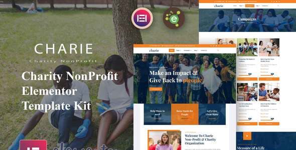 Charie – Charity NonProfit Elementor Template Kit Charie – Charity NonProfit Elementor Template Kit
