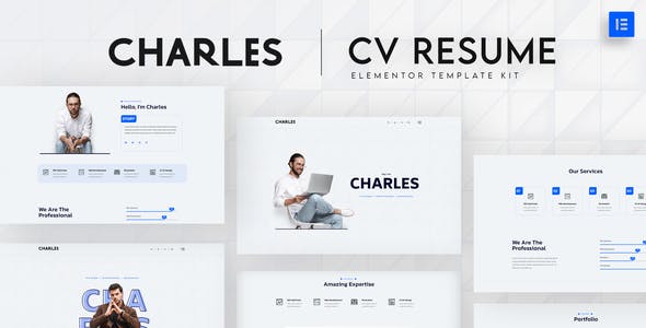 Charles – CV Resume Elementor Template Kit Charles – CV Resume Elementor Template Kit