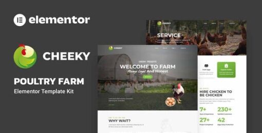Cheeky – Poultry Farm Elementor Template Kit