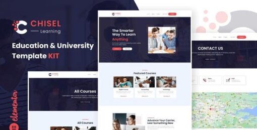 Chisel – Education & University Elementor Template Kit