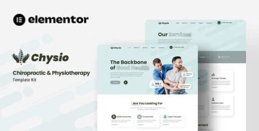 Chysio – Chiropractic & Physiotherapy Elementor Template Kit