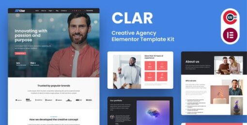 Clar – Digital Agency Elementor Template Kit