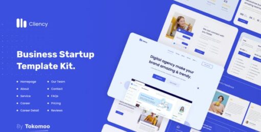 Clientcy | Business & Startup Elementor Template Kit