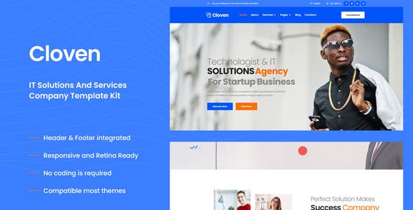 Cloven – IT Solutions & Services Company Elementor Template Kit Cloven – IT Solutions & Services Company Elementor Template Kit