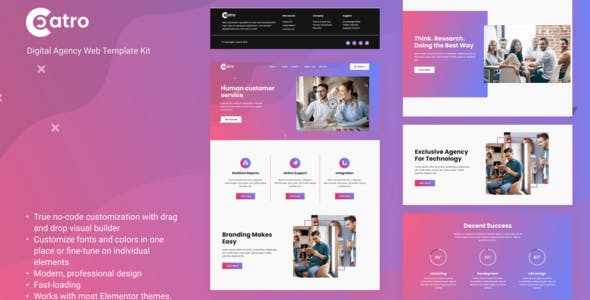 Coatro – Digital Agency Elementor Template Kit Coatro – Digital Agency Elementor Template Kit