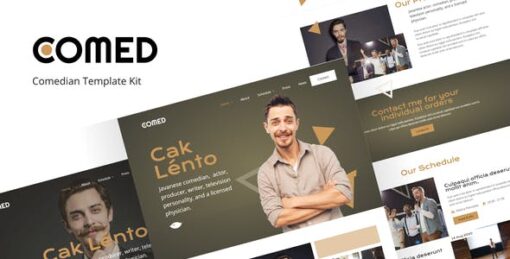 Comed – Comedian Elementor Template Kit