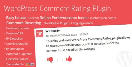 Comment Rating by WP-Buddy