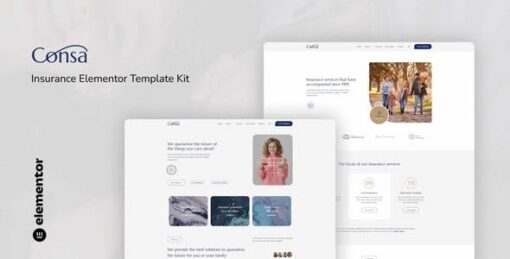 Consa – Insurance Elementor Template Kit