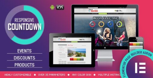 CountDown Pro – Elementor Widget
