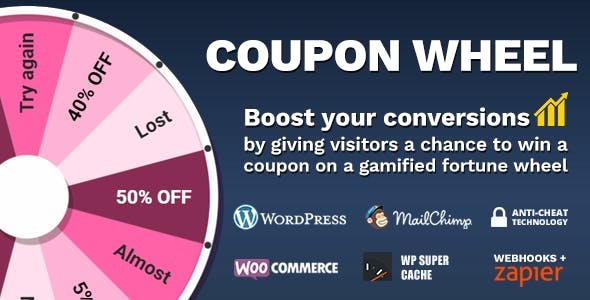 Coupon Wheel For WooCommerce and WordPress Coupon Wheel For WooCommerce and WordPress