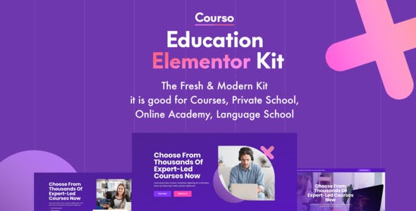 Courso – Online University & Courses Elementor Template Kit Courso – Online University & Courses Elementor Template Kit