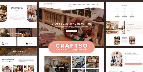 Craftso – Crafting Elementor Template Kit Craftso – Crafting Elementor Template Kit