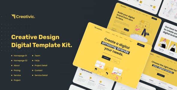 Creativic – Creative Agency Elementor Template Kit Creativic – Creative Agency Elementor Template Kit