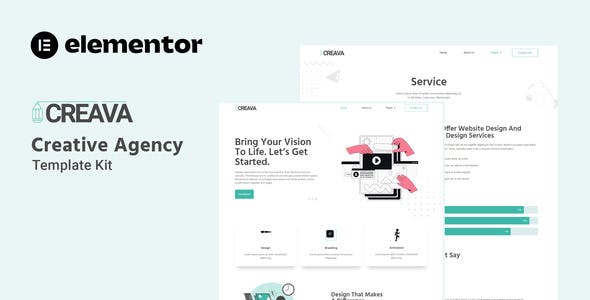 Creava – Creative Agency Elementor Template Kit Creava – Creative Agency Elementor Template Kit