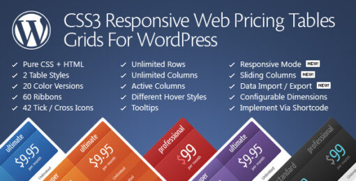 CSS3 Responsive Compare Pricing Tables