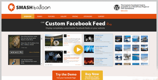 Custom Facebook Feed Pro – Carousel