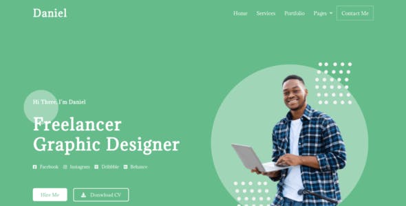 Daniel – Personal Freelancer Elementor Template Kit Daniel – Personal Freelancer Elementor Template Kit