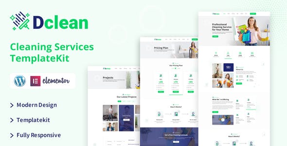 Dclean | Cleaning Services Elementor Template Kit Dclean | Cleaning Services Elementor Template Kit