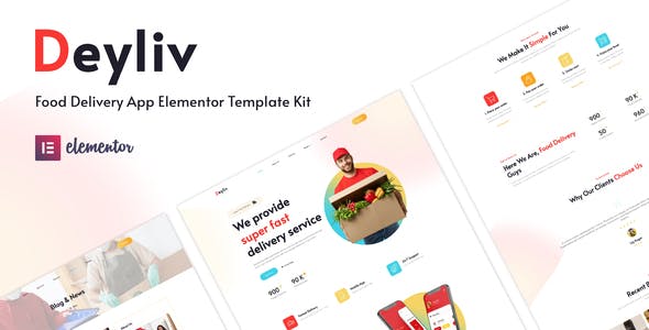 Deyliv – Food Delivery App Elementor Template Kit Deyliv – Food Delivery App Elementor Template Kit
