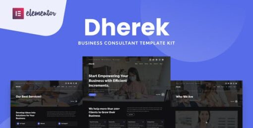 Dherek – Business Consultant Website Template