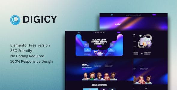 Digicy – Digital Marketing Agency Elementor Template Kit Digicy – Digital Marketing Agency Elementor Template Kit