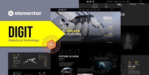 Digit – Robotics & Technology Elementor Template Kit Digit – Robotics & Technology Elementor Template Kit