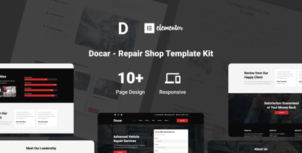 Docar – Repair Shop Elementor Template Kit Docar – Repair Shop Elementor Template Kit