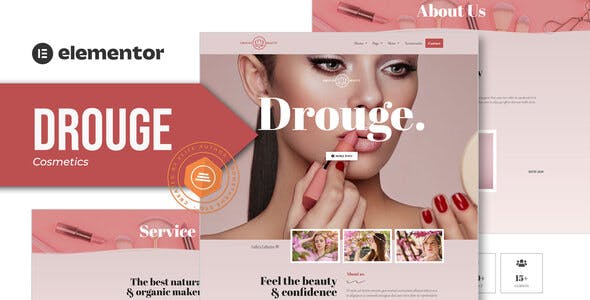 Drouge – Cosmetic Elementor Template Kit Drouge – Cosmetic Elementor Template Kit